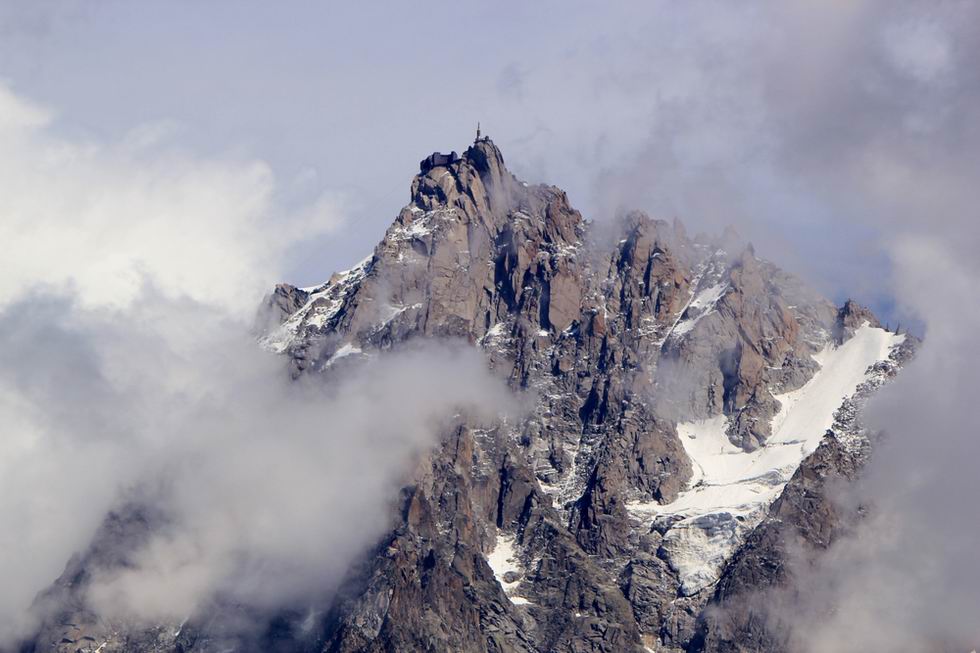 Aiguille du Midi Alpok Franciaország