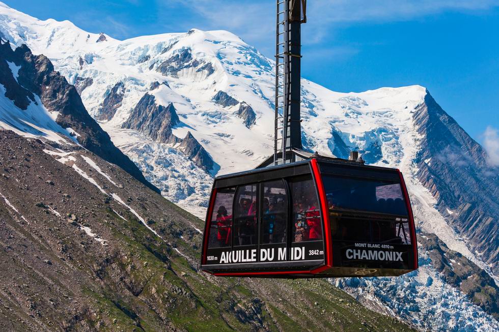 Aiguille du Midi felvonó