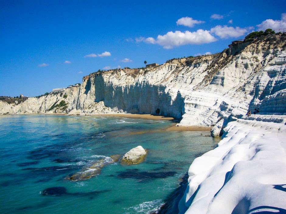 Scala dei Turchi Realmonte - Olaszország legszebb strandjai