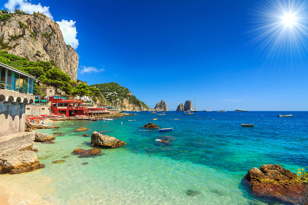 Capri beach