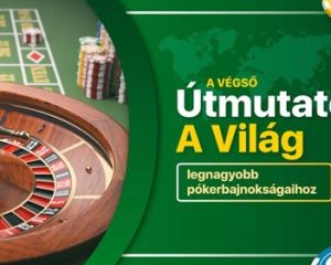 Nemzetközi pókerbajnokságok - Ezek a legnagyobb pókerversenyek 1 Nemzetközi pókerbajnokságok - Ezek a legnagyobb pókerversenyek Nemzetközi pókerbajnokságok - Ezek a legnagyobb pókerversenyek A póker, különösen a Texas Hold’em a 70-es években kezdte meg hódító útját, az első televíziós World Series of Poker-közvetítést követően. Azóta a játék népszerűsége töretlen, amit a számtalan magas díjazású nemzetközi pókerbajnokság is bizonyít. Szintén magáért beszél, hogy a legjobb magyar online kaszinó oldalak kínálatának is alapkövét alkotják az online pókerjátékok.