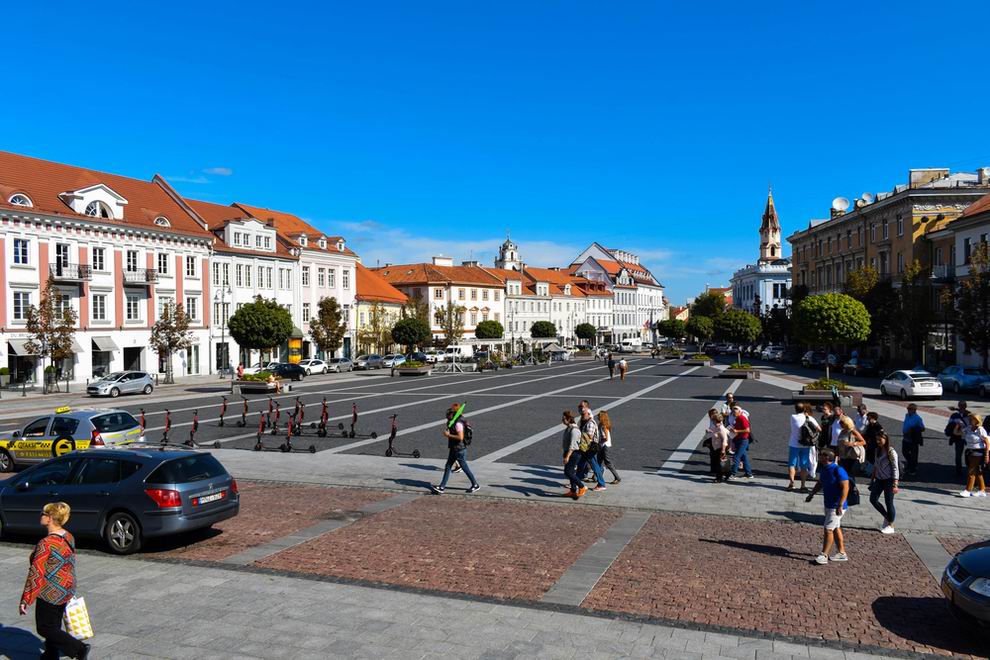 Vilnius 9 Vilnius Vilnius látnivalók - Városháza tér
